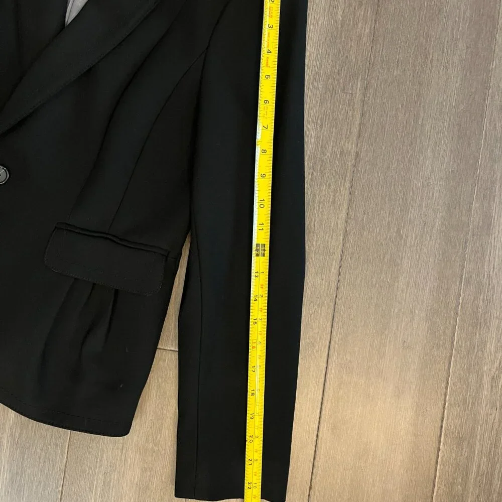 Ann Taylor Loft Black Blazer Size 6 - Picture 6 of 8